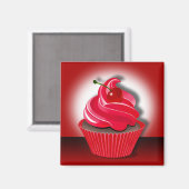 Cupcake Spotlight von Cheryl Daniels Magnet (Vorderseite/Rückseite)