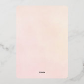 Cupcake Sprinkle Babydusche Einladungen (Rückseite)