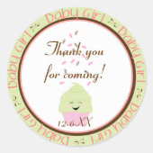 Cupcake Sprinkles Baby Sticker (Vorderseite)