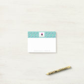 Cupcake Sprinkles Bakery Cake Business Logo Post-it Klebezettel (Auf Schreibtisch)