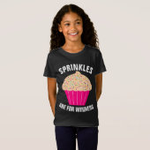 CUPCAKE SPRINKLES SIND FÜR WINNERS MÄDCHEN T-Shirt (Vorne ganz)
