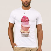 Cupcake-Stack Herren T-Shirt (Vorderseite)