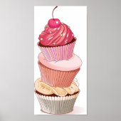 Cupcake Stack Poster (Vorne)