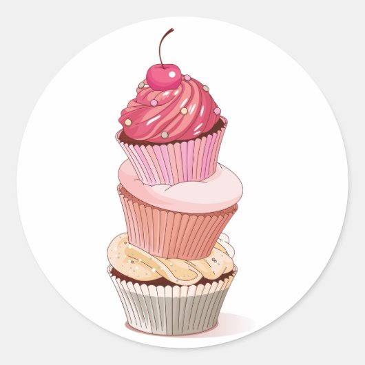 Cupcake Stack Stickers (Vorderseite)