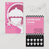 Cupcake-Starterkarte Treuekarte (Vorne/Hinten)