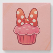 Cupcake-Stein-Unterlage Steinuntersetzer (Vorderseite)