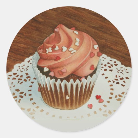 Cupcake Sticker (Vorderseite)