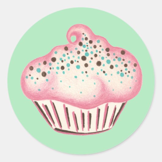 Cupcake Sticker (Vorderseite)