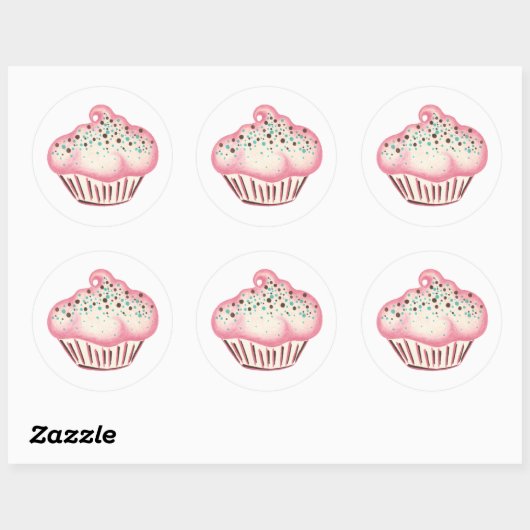 Cupcake Sticker (Blatt)