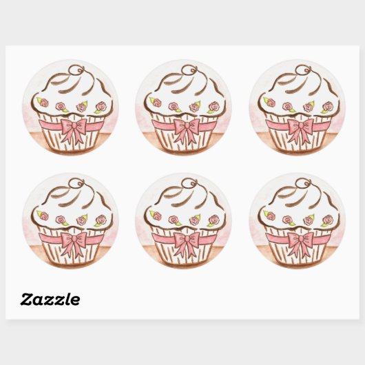 Cupcake Sticker (Blatt)