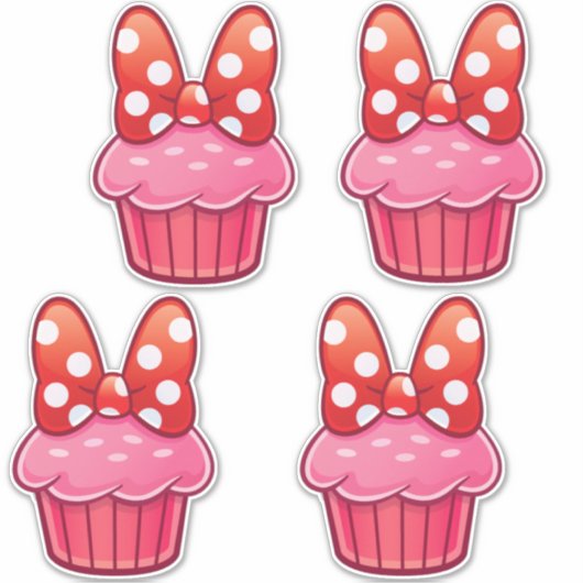 Cupcake Sticker (Vorderseite)