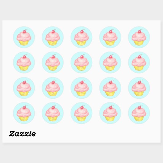 Cupcake Sticker (Blatt)