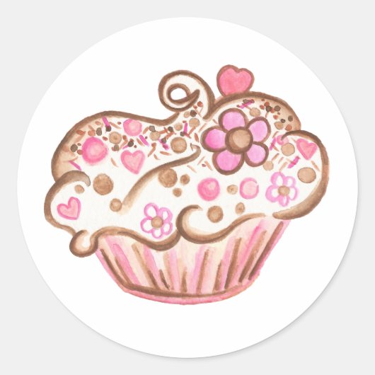 Cupcake Sticker (Vorderseite)