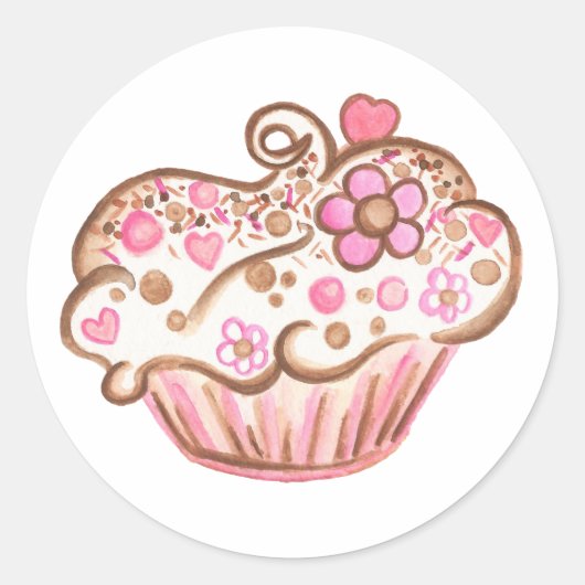 Cupcake Sticker (Vorderseite)
