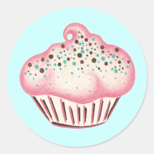 Cupcake Sticker (Vorderseite)
