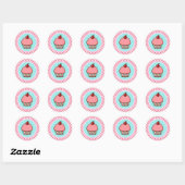 Cupcake Stickers (Blatt)