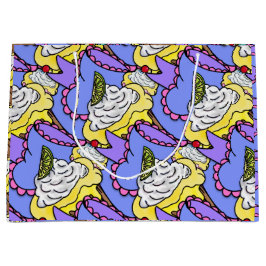 Cupcake Strawberry Lemon Köstlich farbenfroh Große Geschenktüte