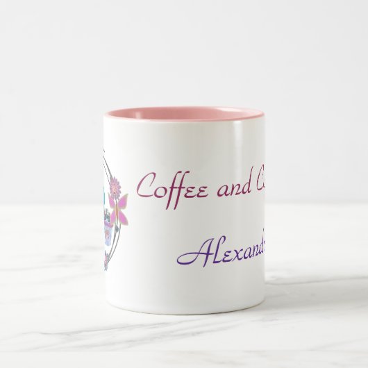 Cupcake Sunday Zweifarbige Tasse (Mittel)