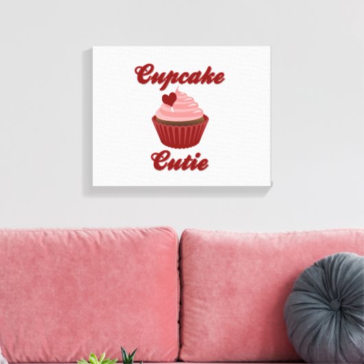 Cupcake Süsse Leinwanddruck (Insitu (Wohnzimmer))