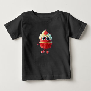 Cupcake Süsse: Sweet & Lächeln Baby T-shirt