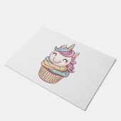Cupcake Süßes Einhorn (1) Fußmatte (Schrägansicht)