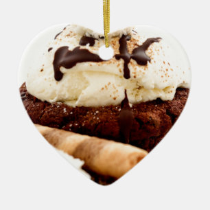 Cupcake Süßigkeiten Dessert Party Shower Schokolad Keramik Ornament