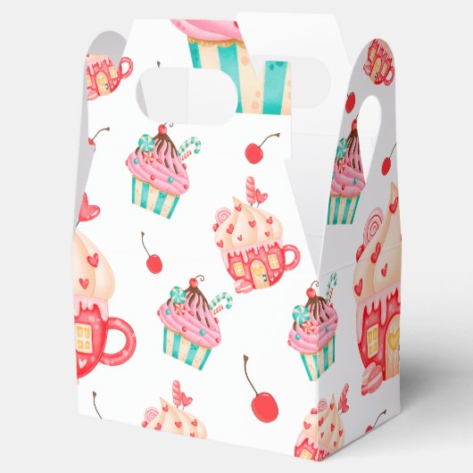 Cupcake Süßigkeiten feiern Party Geschenkschachtel (Geöffnet)