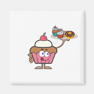 Cupcake Süßigkeiten Ihr Tag Magnet