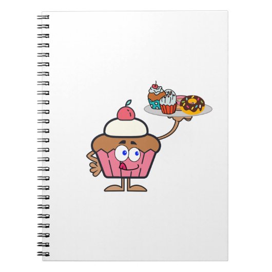 Cupcake Süßigkeiten Ihr Tag Notizblock (Vorderseite)
