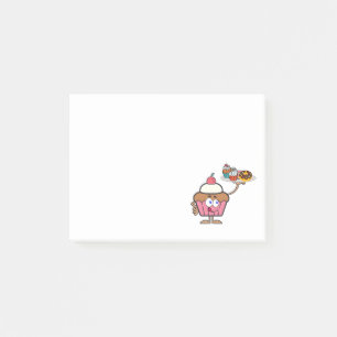 Cupcake Süßigkeiten Ihr Tag Post-it Klebezettel