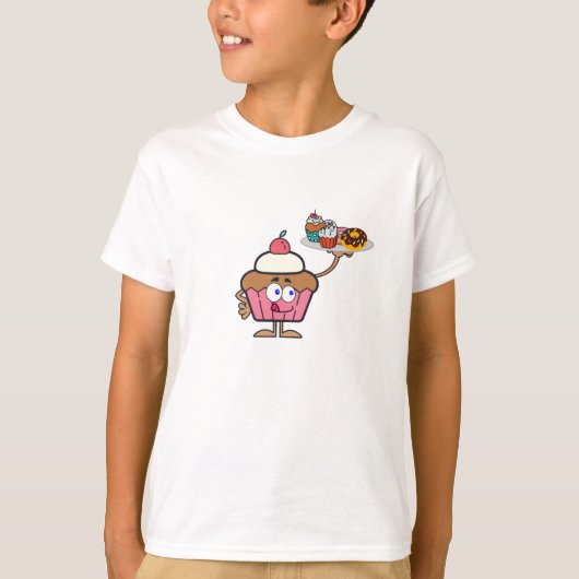 Cupcake Süßigkeiten Ihr Tag T-Shirt (Vorderseite)