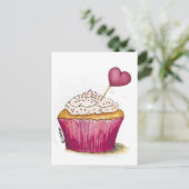 Cupcake - Sweetest Day Postkarte (Stehend Vorderseite)