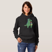 Cupcake T-Rex Dinosaur Baker Pastry Chef Dino Love Hoodie (Vorne ganz)
