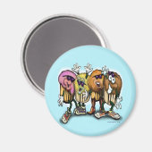 CupCake Tance Magnet (Vorderseite/Rückseite)