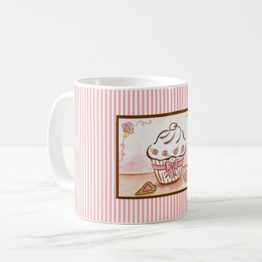 Cupcake Tasse (Vorderseite Links)