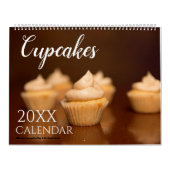Cupcake Themed 2025 Wall Calendar Geschenk Kalender (Titelbild)