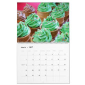 Cupcake Themed 2025 Wall Calendar Geschenk Kalender (Mär 2027)