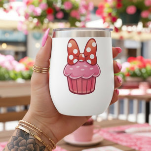 Cupcake Thermischer Weintumbler
