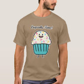 Cupcake Time mit Sprinklen süße Nachspeise T-Shirt (Vorderseite)