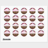 Cupcake Topping Retro Stickers (Blatt)