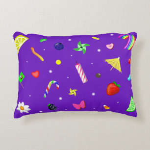 Cupcake Toppings Galore Accent Pillow Dekokissen
