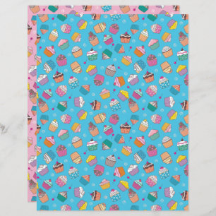 Cupcake Totdruckpapier, zwei Farbarten