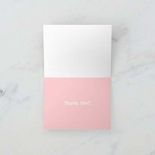 Cupcake Trio Dankeskarte (Innenseite)