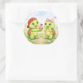 Cupcake-Überraschung Runder Aufkleber (Tasche)
