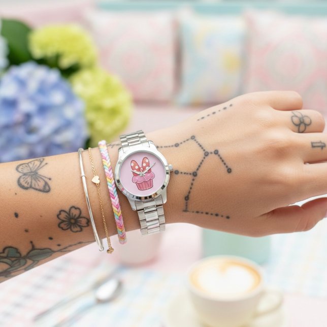Cupcake-Uhr Armbanduhr (Von Creator hochgeladen)