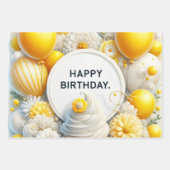 Cupcake- und Ballon-Geschenkpapier  Geschenkpapier Set (Vorderseite 2)