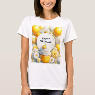 Cupcake und Ballon  T-Shirt