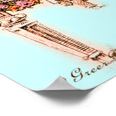 Cupcake und Viktorianisches Plakat (Ecke)