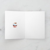Cupcake und Vintage Stühle Stilkarten Karte (Innenseite)