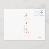 Cupcake Vielen Dank Postkarte (Rückseite)